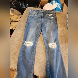 American Eagle High Rise Skinny Kick Jeans